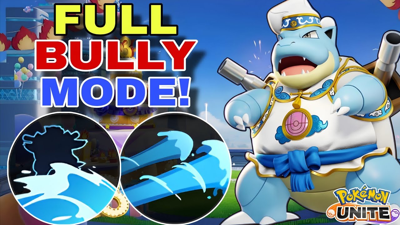 This BLASTOISE Build Is Straight Up Toxic! | Surf + Hydro Pump | Pokemon Unite