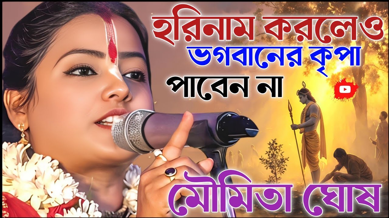 হরিনাম করলেও ভগবানের কৃপা পাবেন না। মৌমিতা ঘোষ কীর্তন। moumita ghosh kirtan 2026