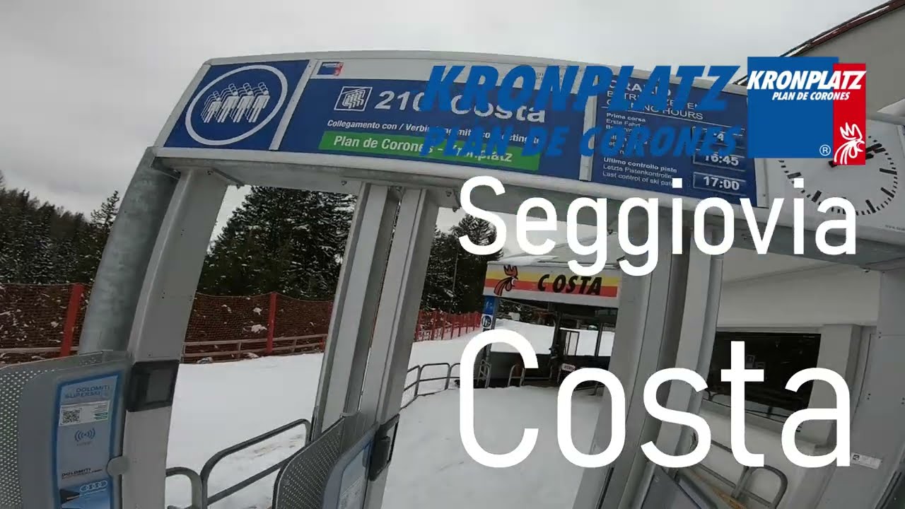 Seggiovia Costa #plandecorones #kronplatz #passofurcia