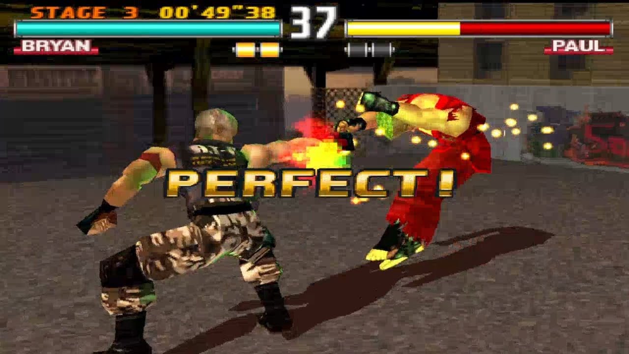 Tekken 3 Bryan with Paul Moves Arcade