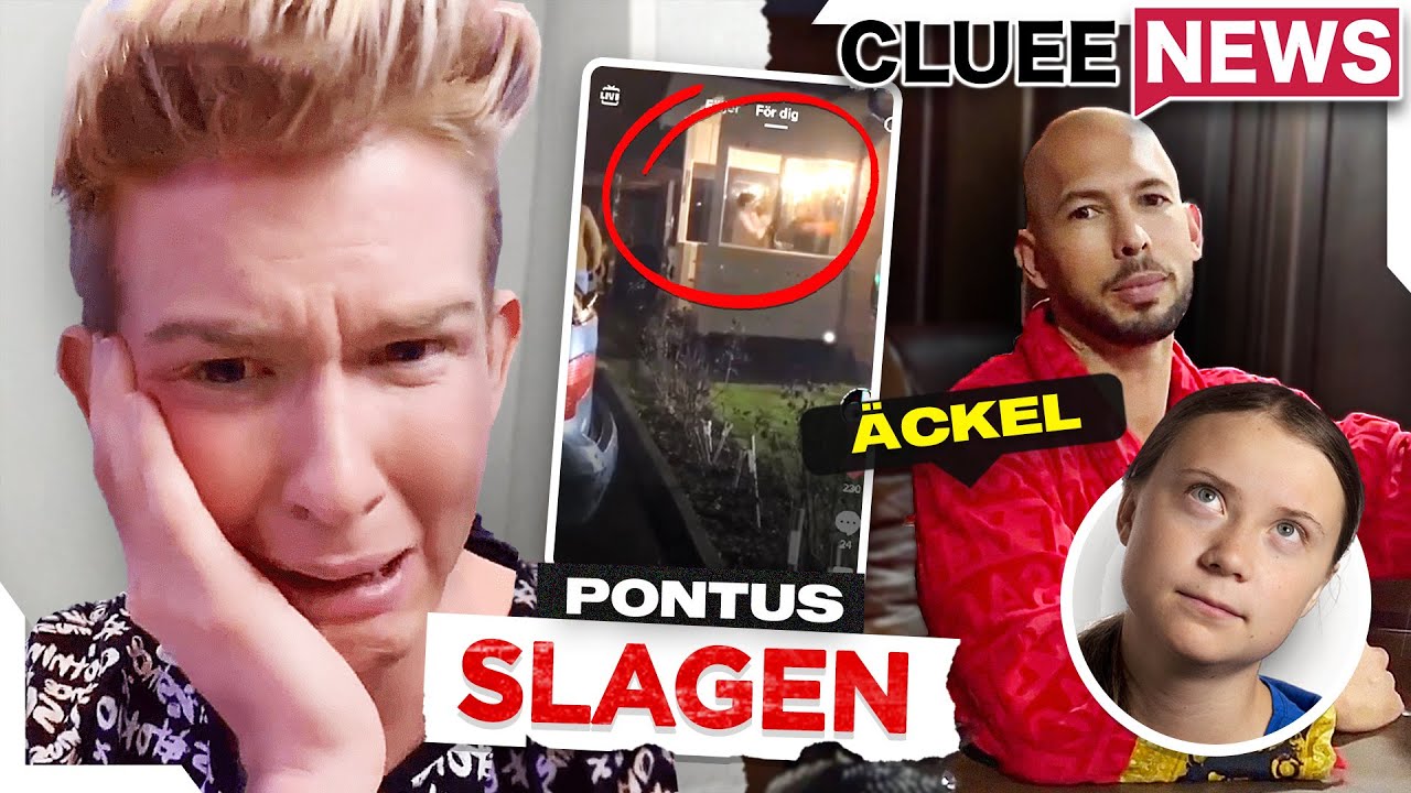 Pontus Rasmusson ATTACKERAD av följare - Läckt video #ClueeNews Andrew Tate GRIPEN - Greta Thunberg
