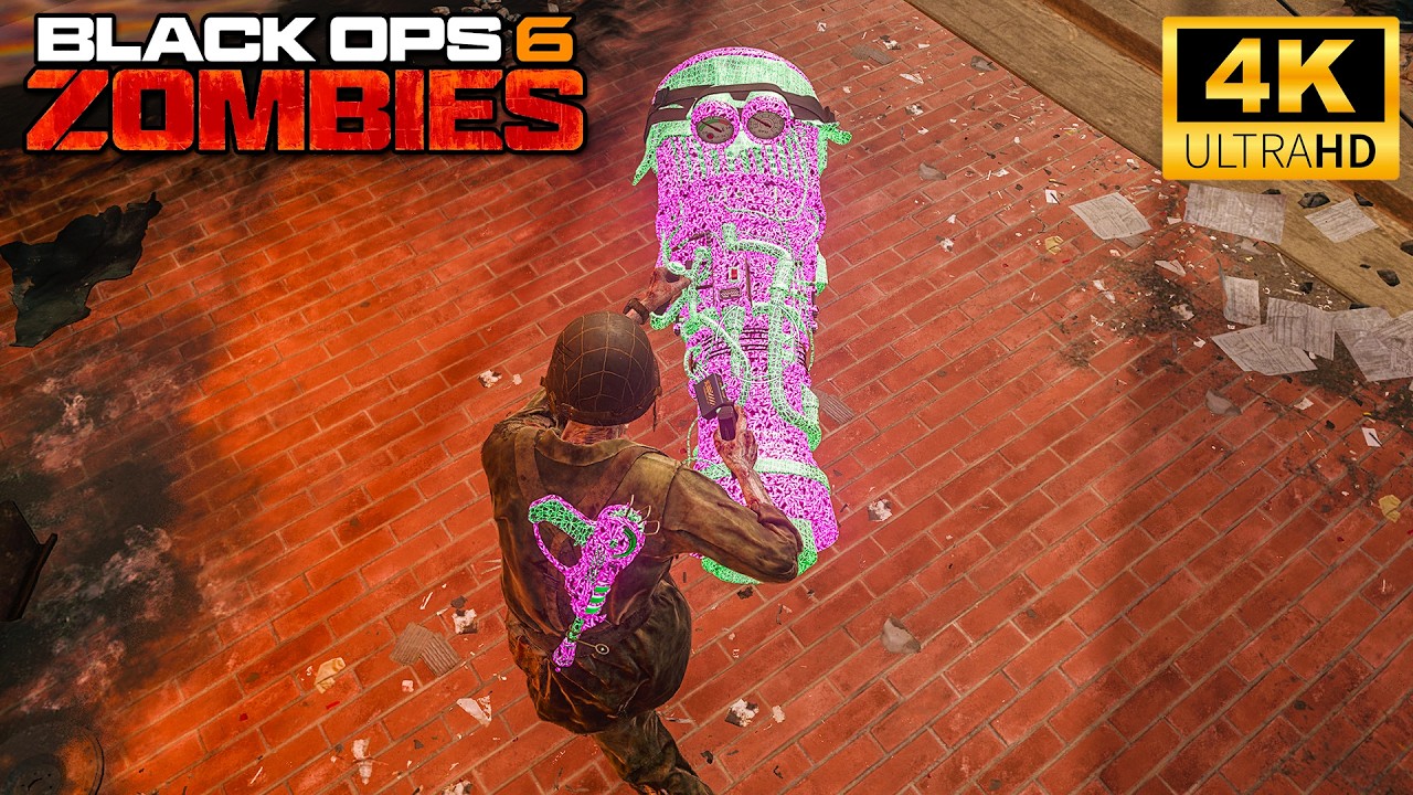 BLACK OPS 6 ZOMBIES w/ MODEL L - Liberty Falls 4K Gameplay (No Commentary)