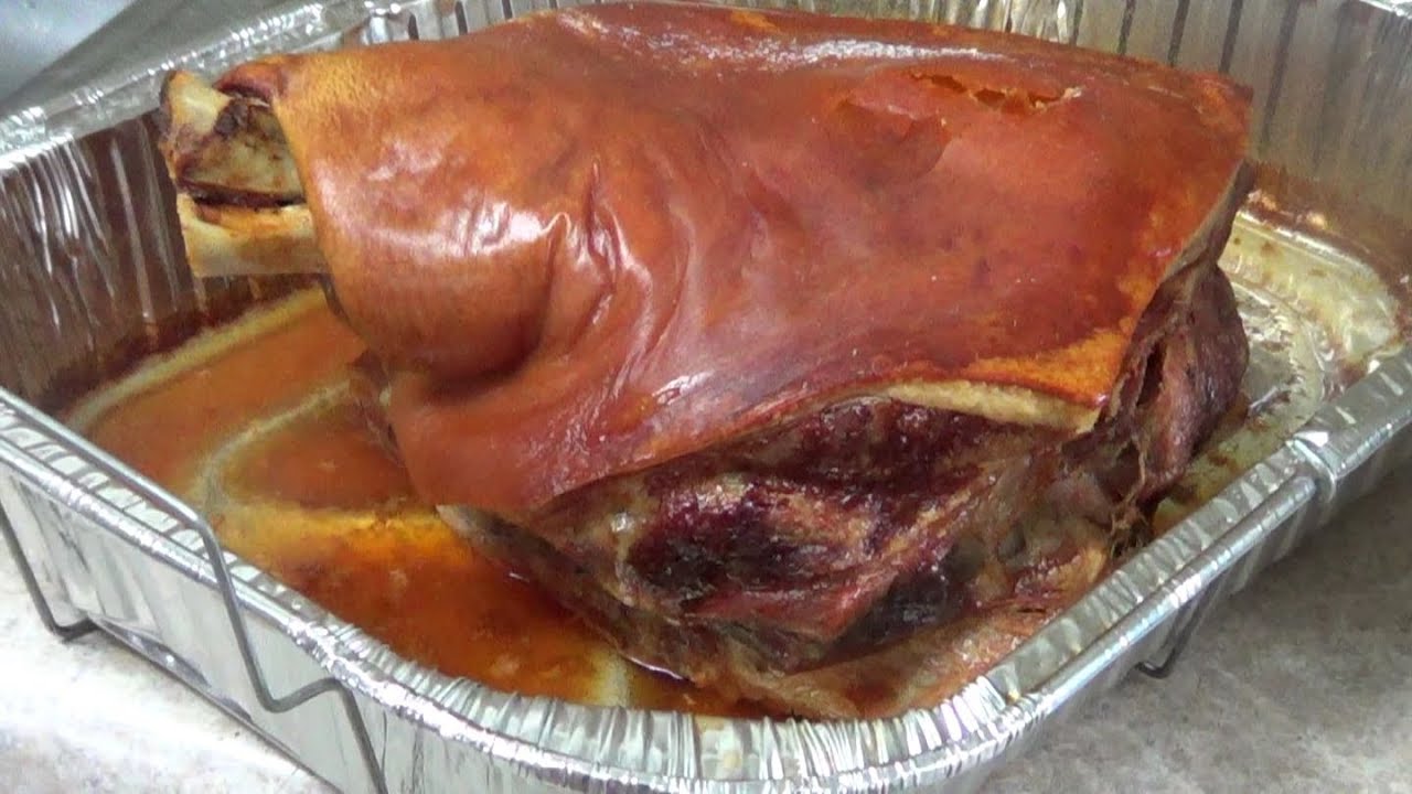 A Simple Way to Roast a Pork Leg - Christmas Holiday, New Years Eve, Family dinner....