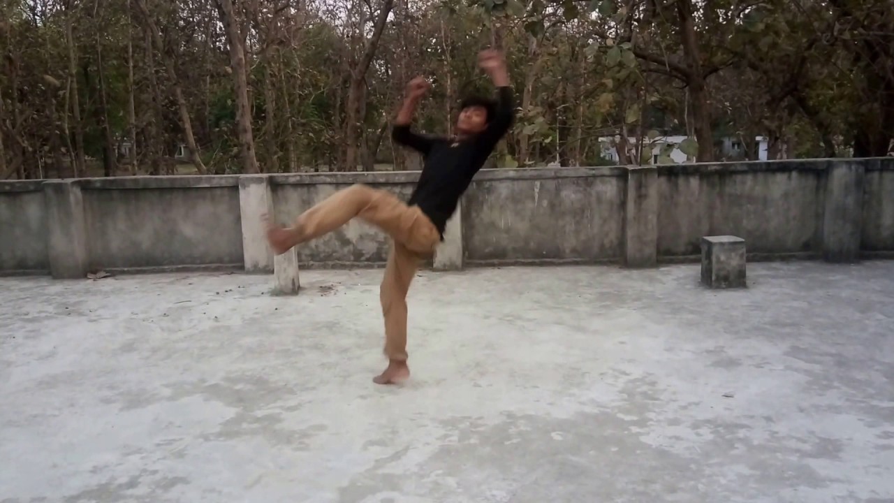 Tutorial how to do 540 kick (bolley kick) in hindi