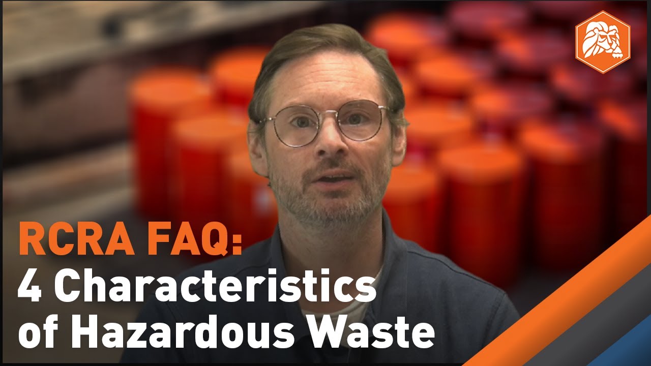 4 Hazardous Waste Characteristics Under RCRA