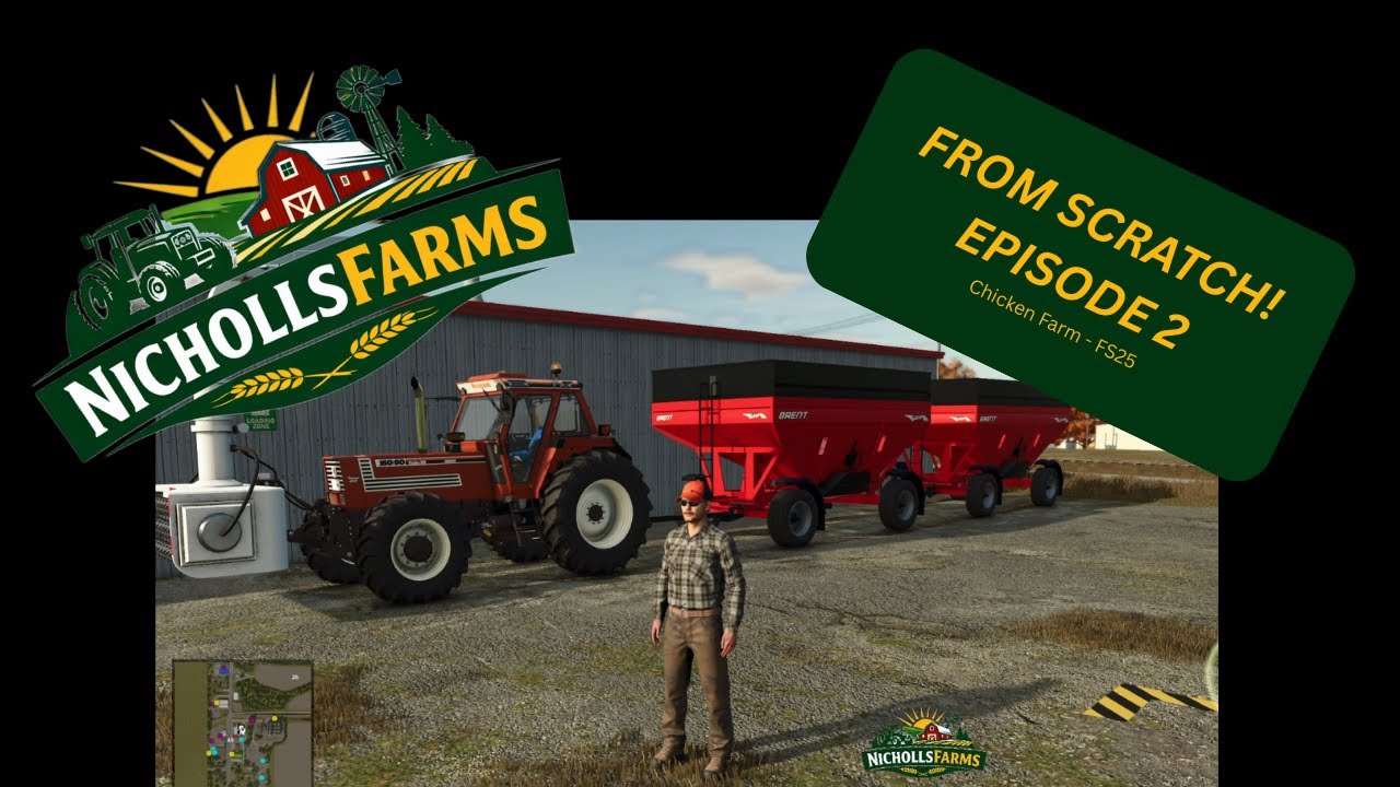 Starting a Chicken Farm From Scratch in Farming Simulator 25 | Episode 2
