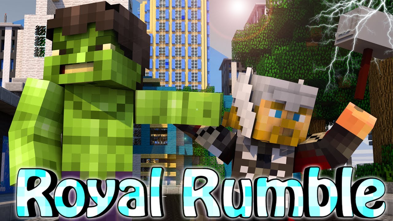 Minecraft | SUPERHERO RUMBLE - Superhero Boxing! (SuperHero Mod & Lucky Block Mod)