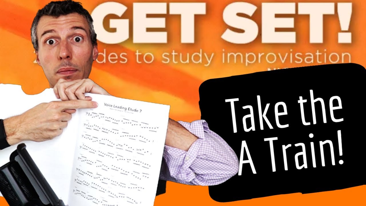 Study Improvisation with TAKE THE A TRAIN (Ellington/Strayhorn) Jazz Trombone Etude (Voice Leading)