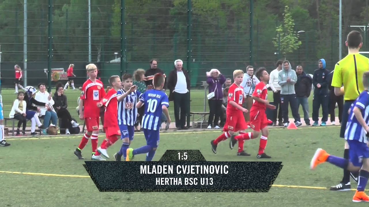 1. FC Union - Hertha BSC (U13 D-Jugend) - Spielszenen (D-Jugend Verbandsl., St. 1) | SPREEKICK.TV