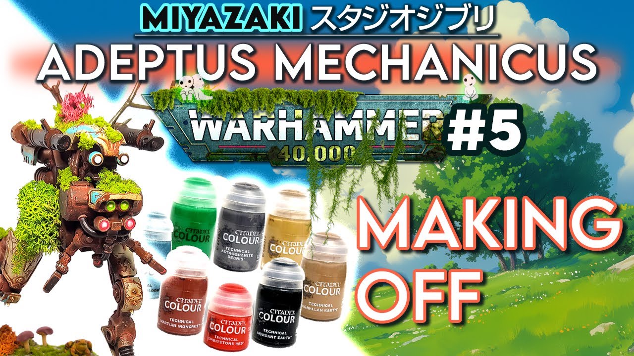 Making off AdMech Miyazaki - Warhammer