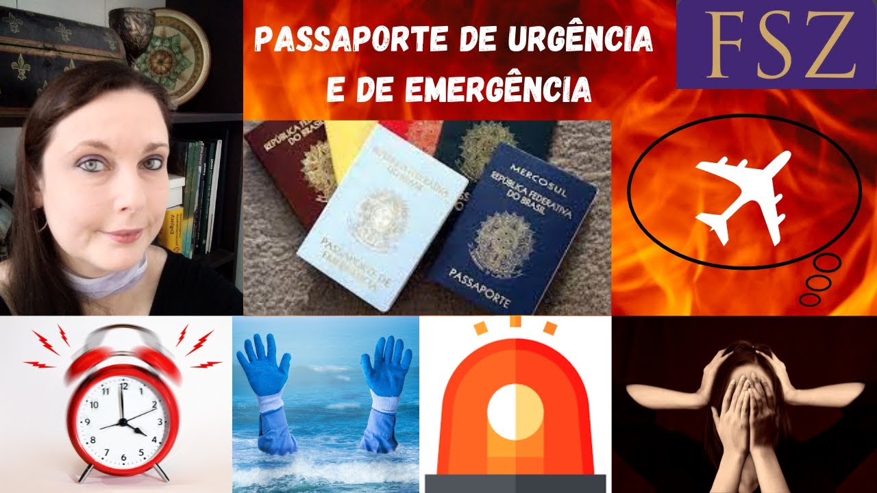 Passaporte de Urg&ecirc;ncia e de Emerg&ecirc;ncia
