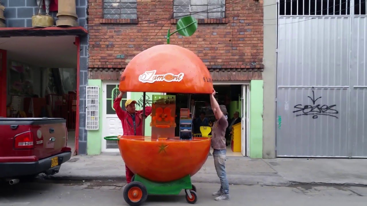 CARRO PARA VENTA DE JUGO DE NARANJA - DAYRAESCULTOR