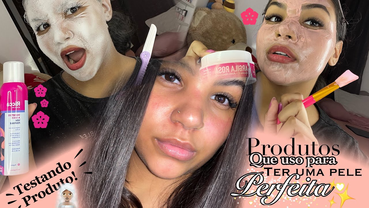 Como ter uma pele bonita! + testando produto + dicas + Skincare Premium!