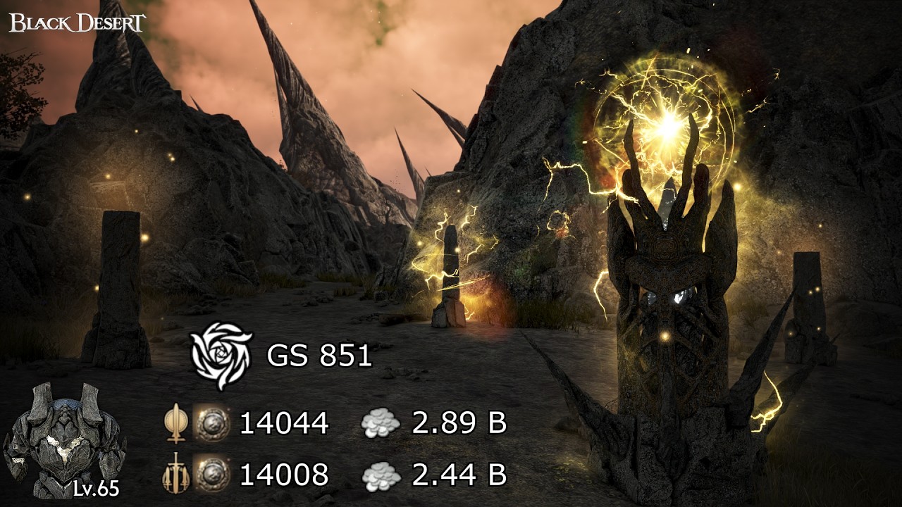 BDO - Orbita Castle - Dark Knight Succession and Awakening - 2.89 B & 2.44 B (No Comm)