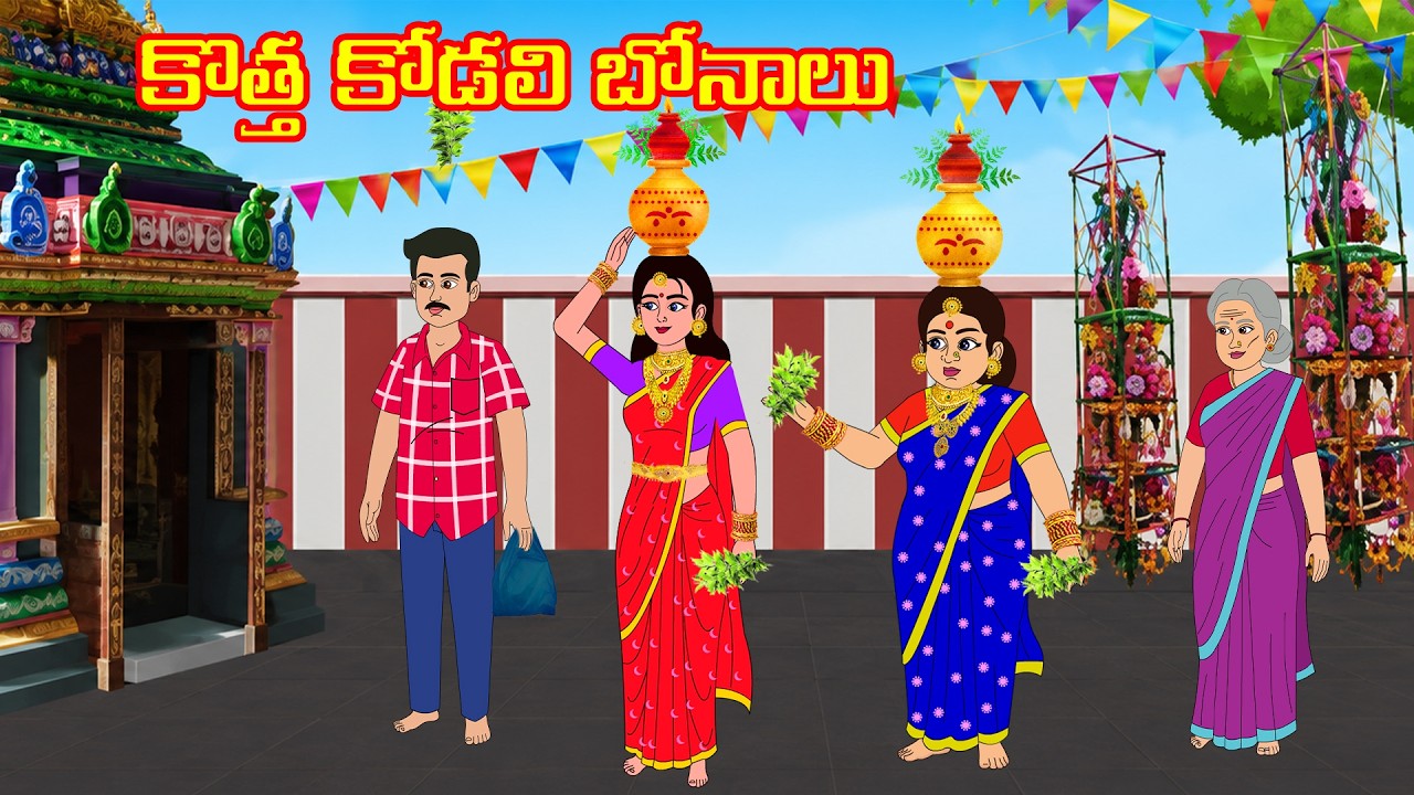 కొత్త కోడలి బోనాలు | Atha Kodalu | Telugu stories | Telugu Kathalu | Stories in Telugu | Anjali Tv