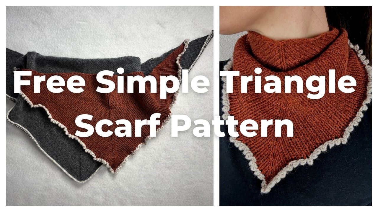 PetiteKnit Uma Scarf DUPE | FREE Beginner Knitting Pattern + Full Tutorial