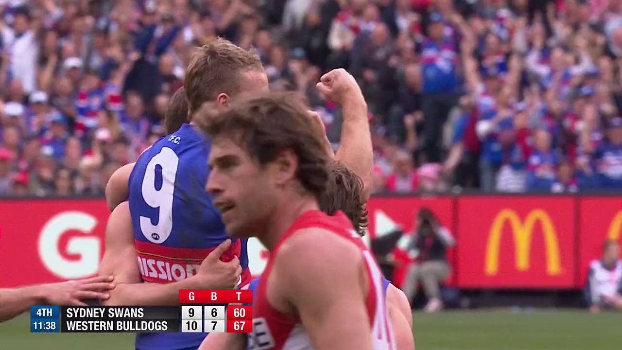 2016 AFL grand final | last quarter | Western Bulldogs vs Sydney Swans