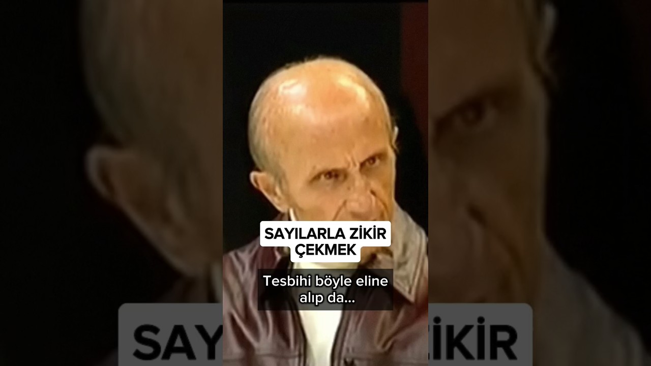 Yaşar Nuri Öztürk, tesbih ile sayı tutarak zikir çekmenin İslam'a uygun olmadığını anlatıyor.