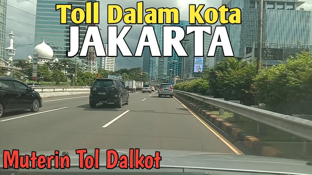 JAKARTA Toll Road (inner City) Driving Around