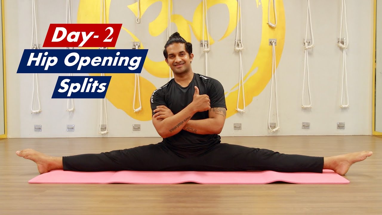 Day-2 Yoga For Splits | 20 Minutes Hip Flexor Stretch For Front Split and Side Split | Yograja