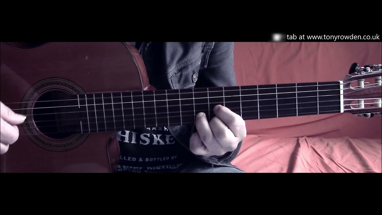 Things We Said Today - Beatles fingerstyle guitar solo - link to TAB in description