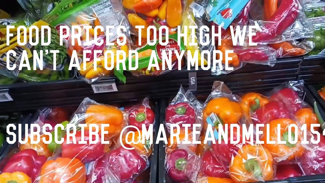 We can't afford food anymore prices are too costly God is coming soon