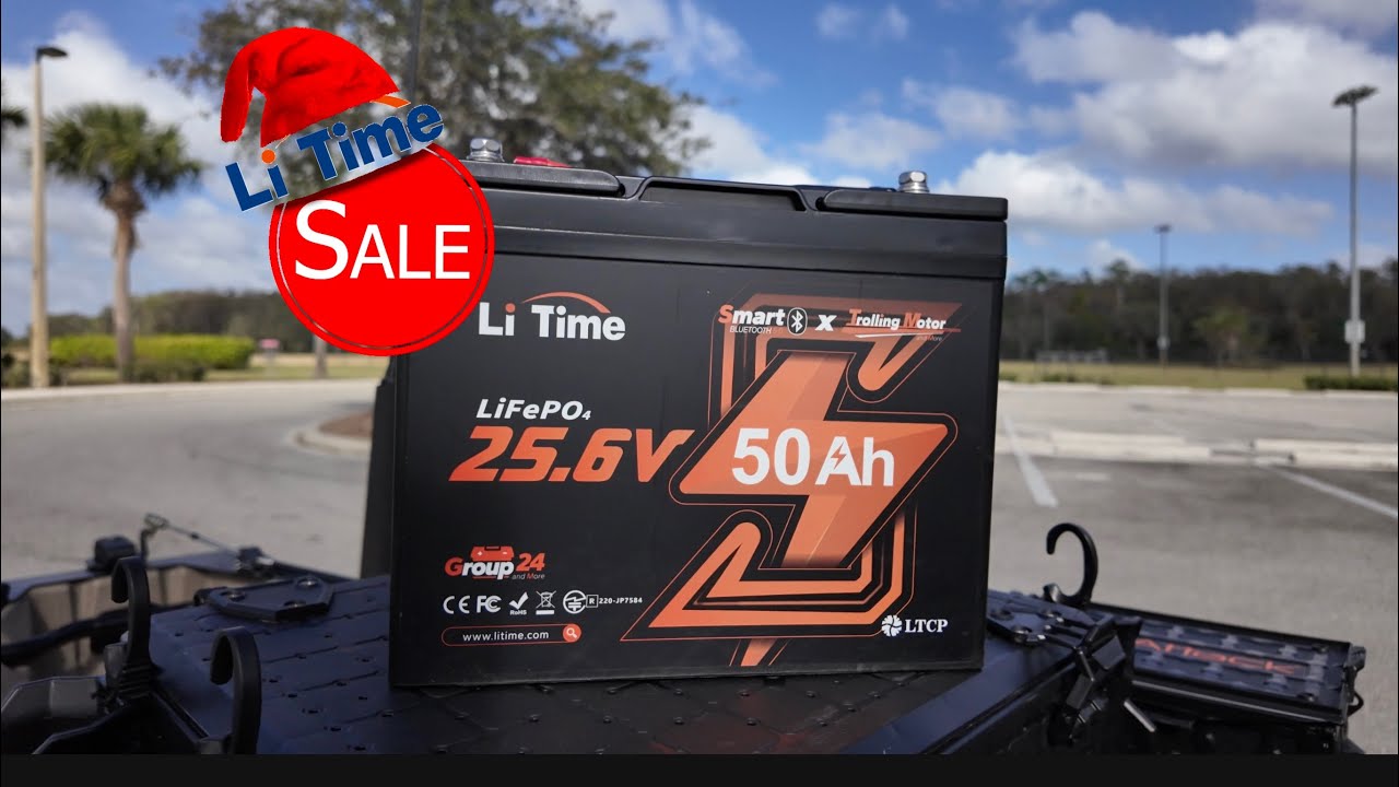 BUDGET LifePO4 battery with Bluetooth capabilities!!! Litime 24v 50ah battery walkthrough.