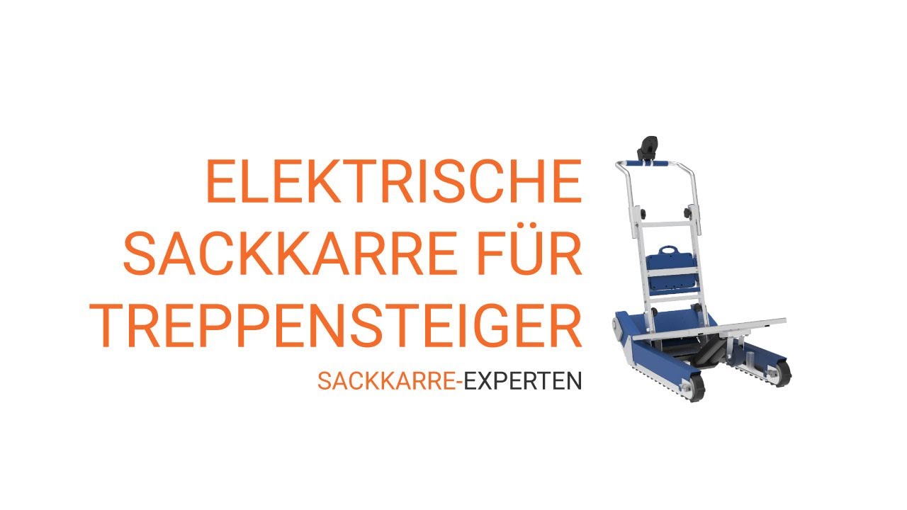 Elektrische Sackkarre f&uuml;r Treppensteiger | sackkarre-experten