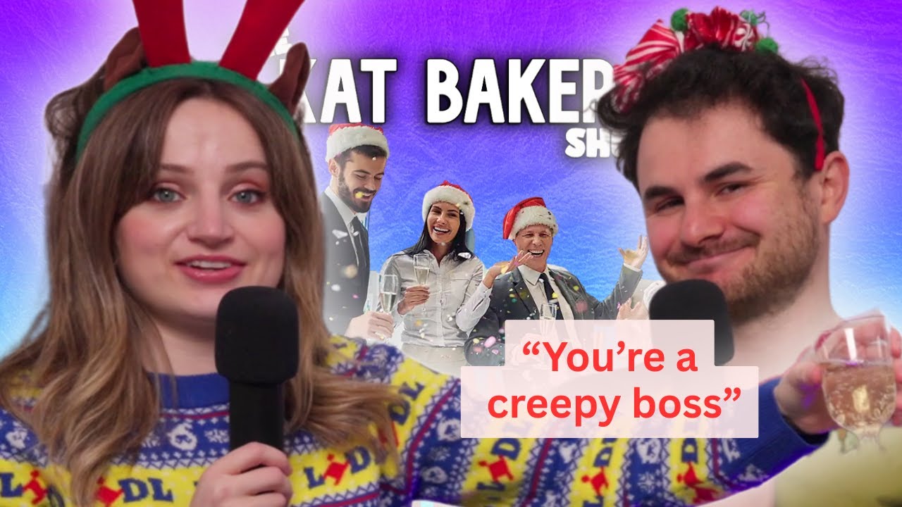 My employees confront me! Staff Xmas party with my assistant and my producer - The Kat Baker Show 68