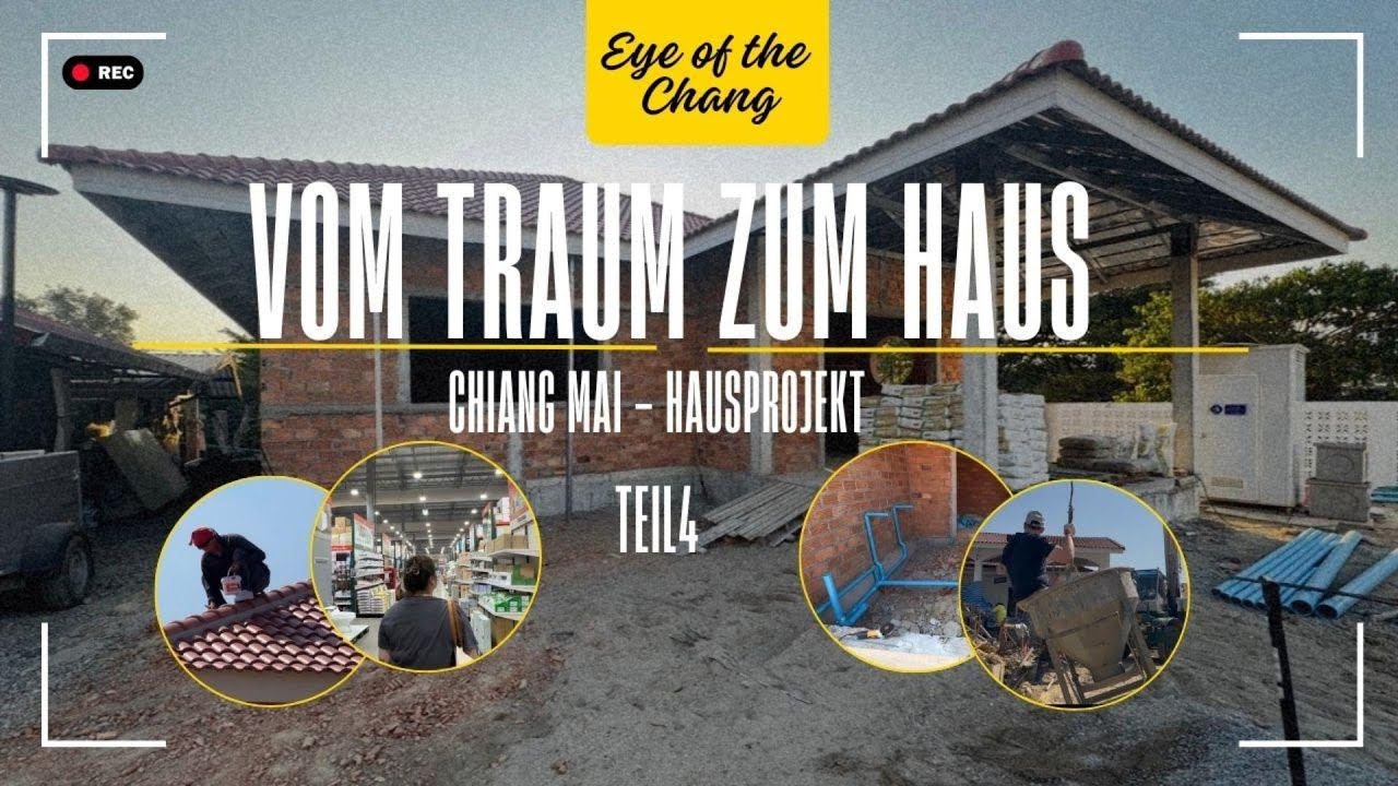 Es geht hoch hinaus! 🚧 Hausbau in Thailand - Teil 4  🏡🇹🇭