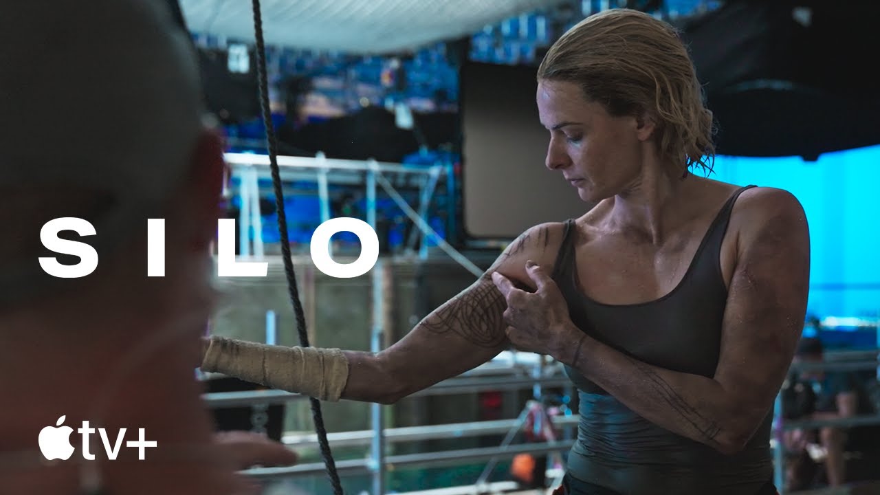 Silo — Rebecca Ferguson Diving in Silo 17 | Apple TV