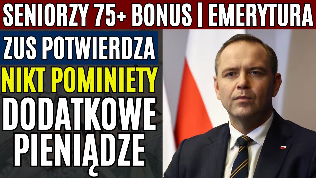ZUS potwierdza! Seniorzy 75+ dostaną dodatkowe pieniądze &ndash; nikt nie zostanie pominięty!