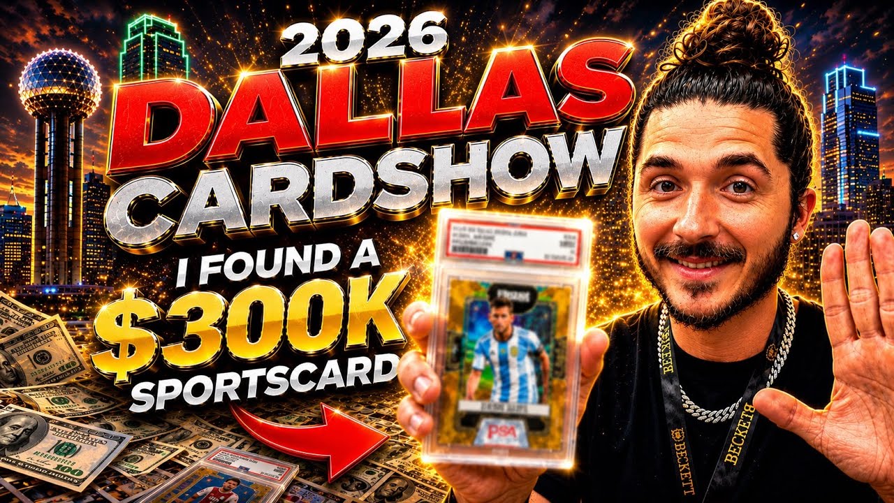 Я потратил 6 ЗНАКОВ на спортивные карточки на Dallas Card Show 🤯 (ЧАСТЬ 1)