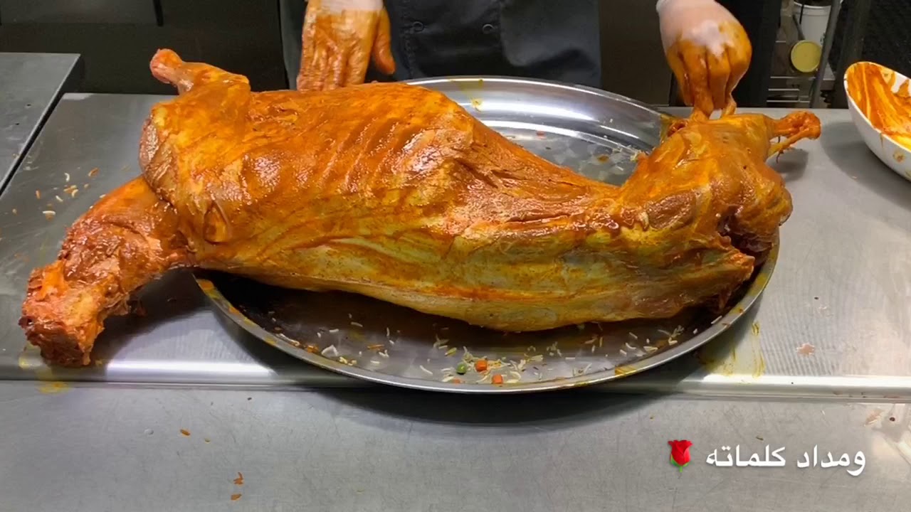 خروف تندوري محشي ، الخروف التندوري بالفرن ، ( فهد الشعيبي ، كلن بتوقيته)