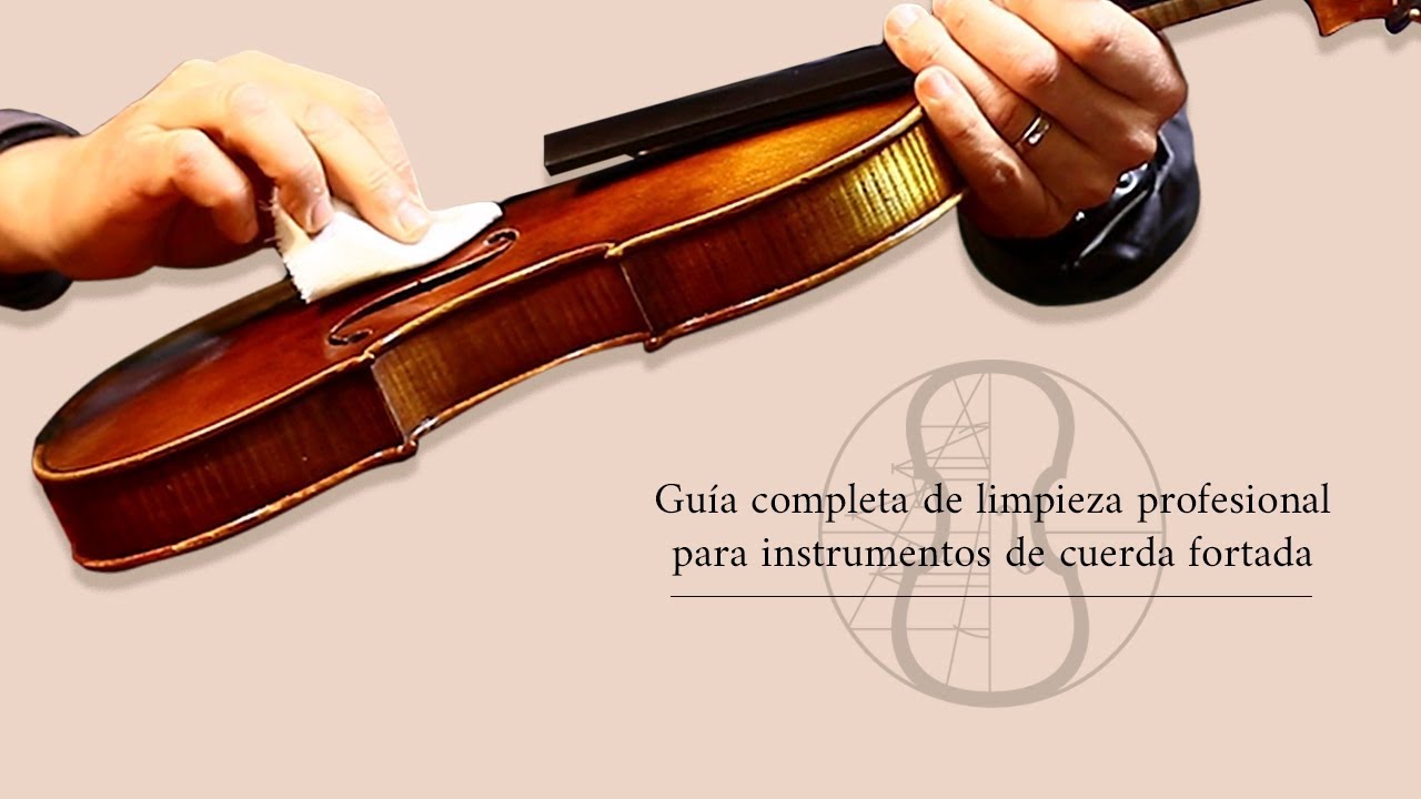 Guía completa de limpieza profesional para instrumentos de cuerda frotada