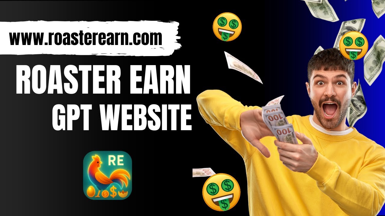 Roaster Earn WEBSITE: Get Paid To Play - (TRAILER)