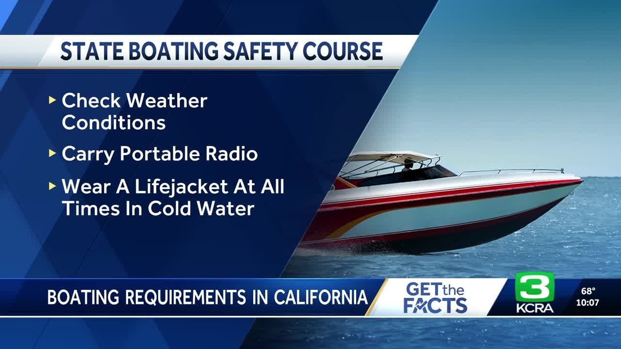 California's requirements for boat operators and what to do if a boat capsizes