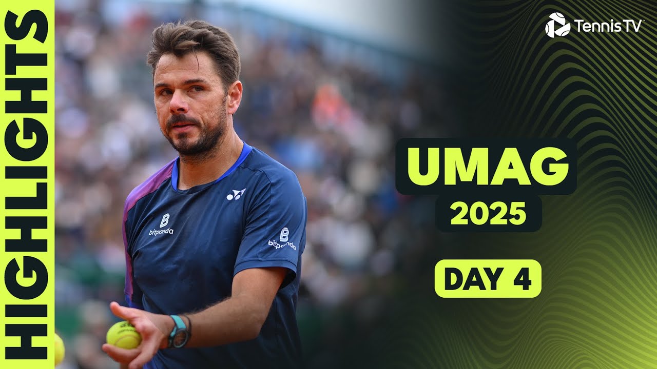 Dzumhur & Wawrinka Lock Horns; Cerundolo, Darderi, Tseng Play | Umag 2025 Day 4 Highlights