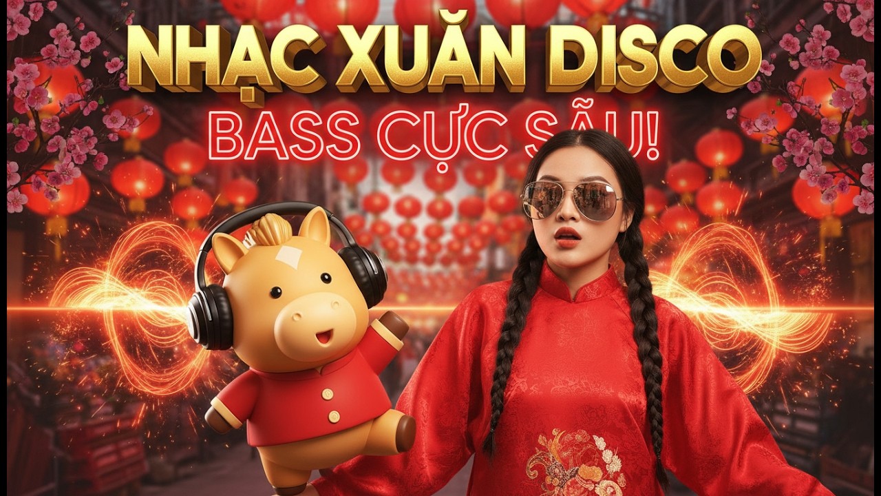 Vũ Điệu Quạt Giấy: Disco Remix Nhẹ Nhàng Nhưng Bass Cực Sâu – Nhạc Xuân 2026 Sang Trọng! 🐎🪭🔊