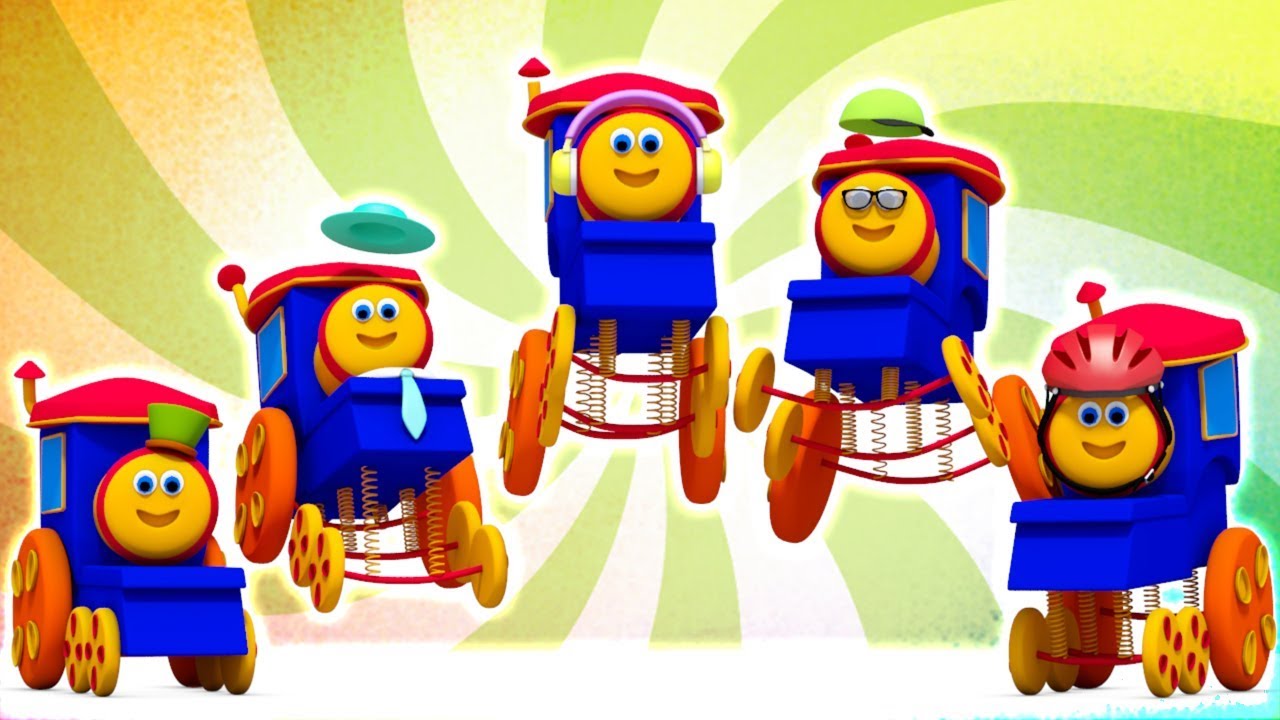 Bob le train | Cinq petits bébés | rime en français | Five Little Babies | Bob The Train Française