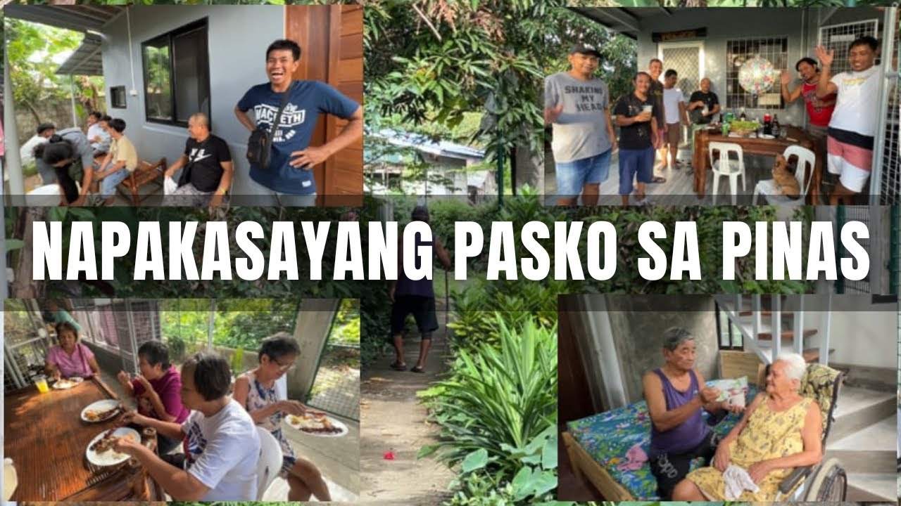 NAPAKASAYANG PASKO SA PINAS! Buhay Probinsya. Philippines. Merry Christmas. Maligayang Pasko Po.