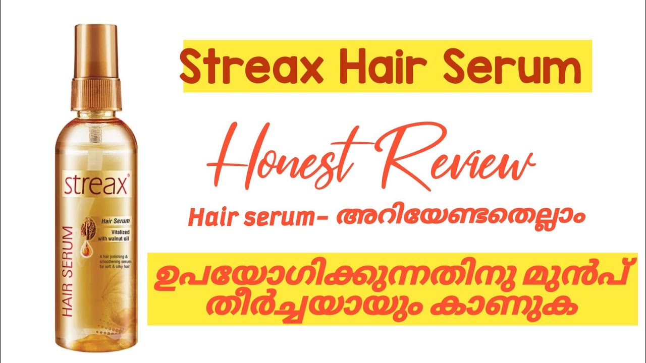 Streax Hair Serum|Honest Review in Malayalam| How to Use Hair Serum |Sangeethas Channel