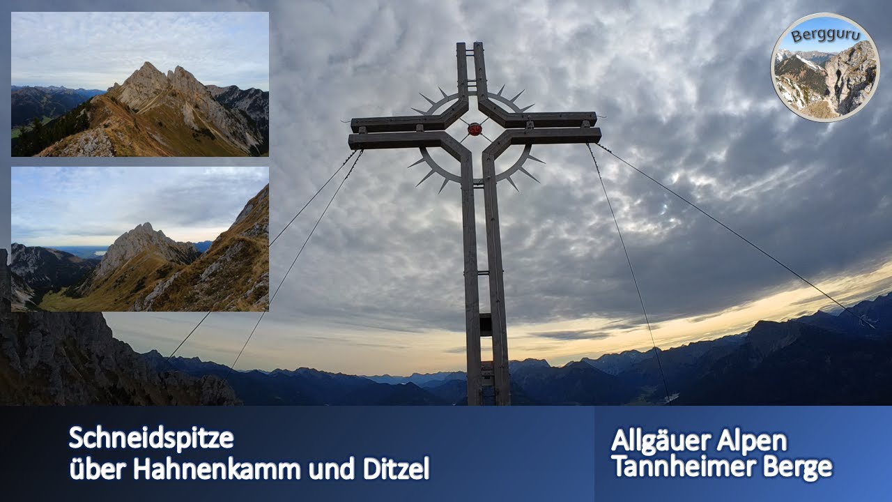 Schneidspitze | 2000m | über Hahnenkamm und Ditzel | Bergtour | Allgäuer Alpen | Tannheimer Berge