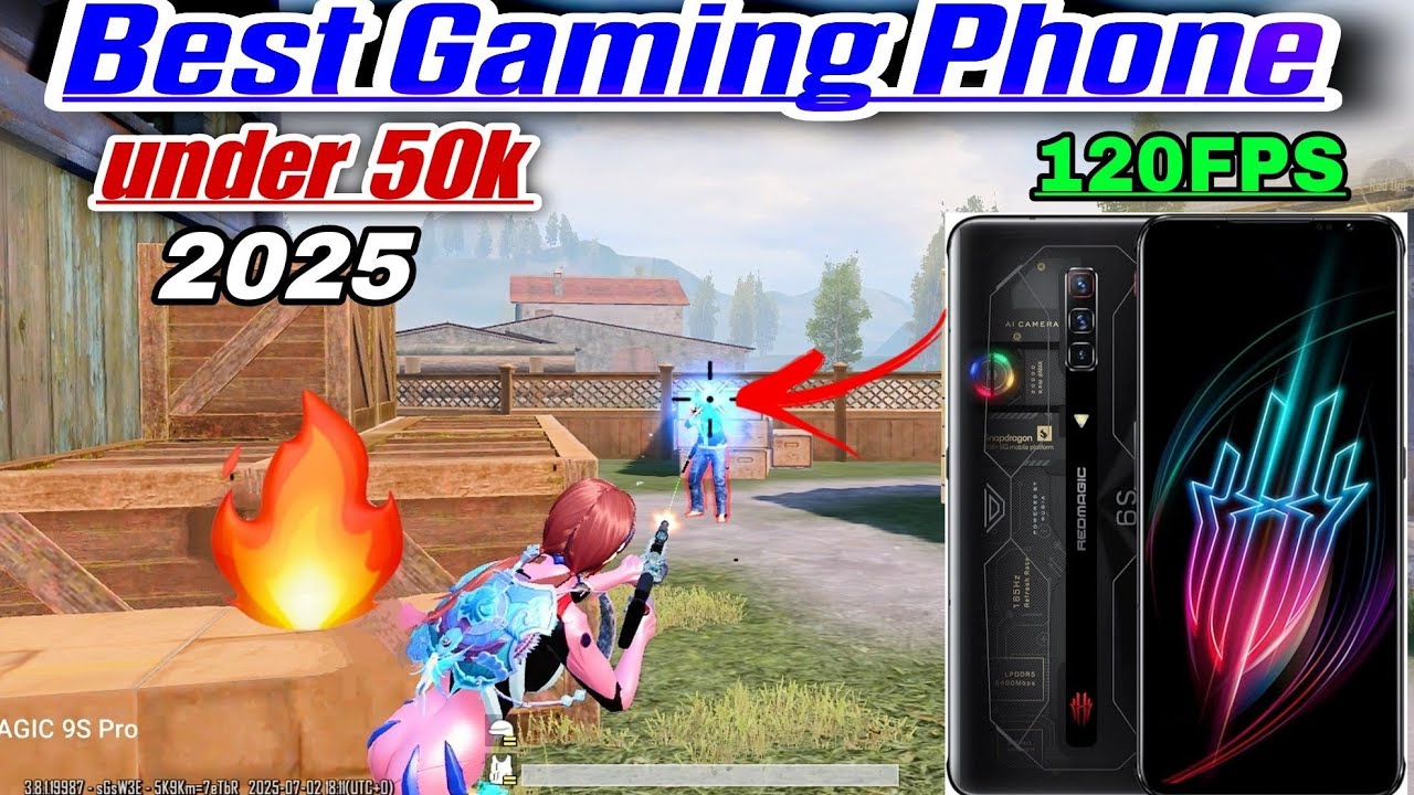 Gaming Phone for Pubg Under 50000 🔥🥵 | Redmagic 6s pro pubg Test 2025 | Redmagic 6s pro Gaming.