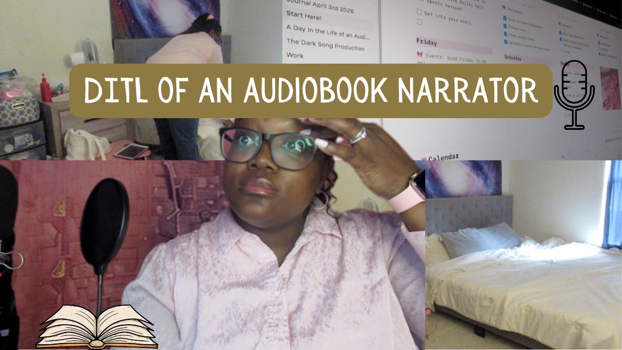 ~DITL of an Audiobook Narrator~ Productive Vlog