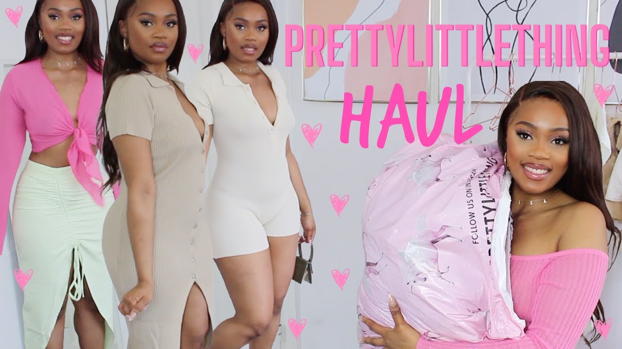 HUGE PRETTYLITTLETHING HAUL | SPRING SUMMER 2021| IT'S BEGINNING TO LOOK A LOT LIKE SPRING