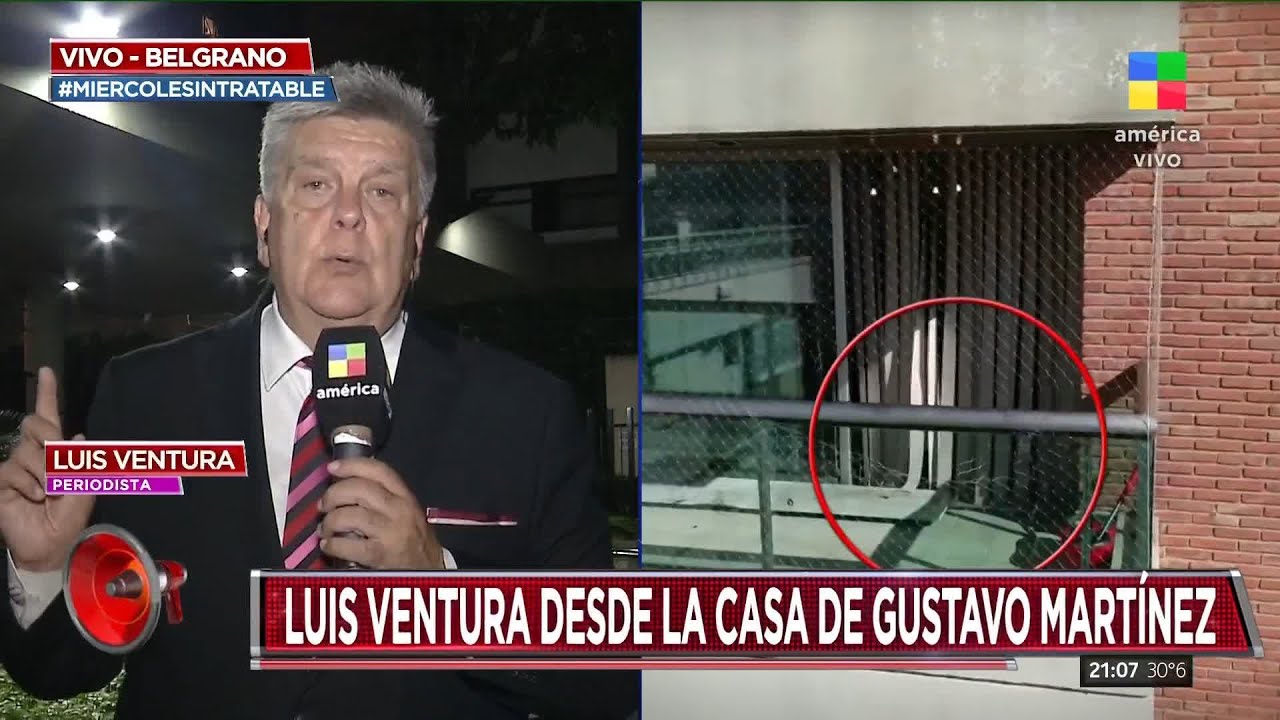 🗣️ Luis Ventura, desde la casa de Gustavo Martínez: "Todo induce a imaginar que fue un suicido"