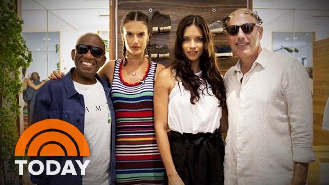 Matt And Al Go Shopping With Adriana Lima And Alessandra Ambrosio | TODAY