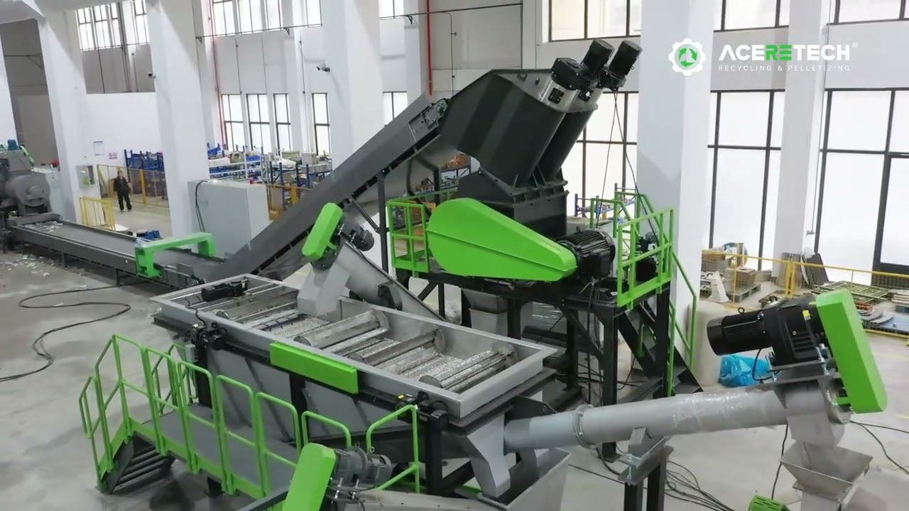 1000 kgh PET Bottle Washing line