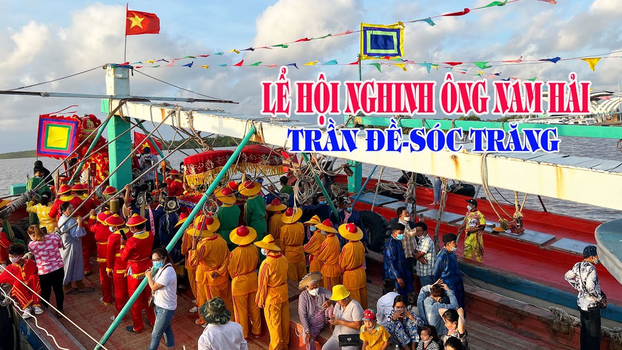 Xem cận cảnh Lể Hội Nghinh Ông Nam Hải của ngư dân biển Trần Đề Sóc Trăng 2022 | HQV